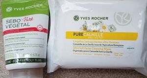 Yves Rocher Sebo Pure Vegetal & Calmille wipes